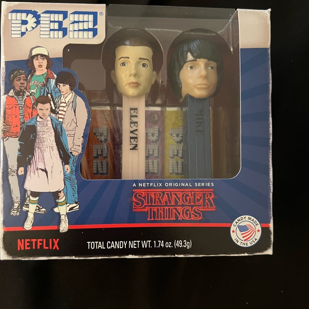 Stranger Things PEZ Dispenser Set - Eleven and Mike